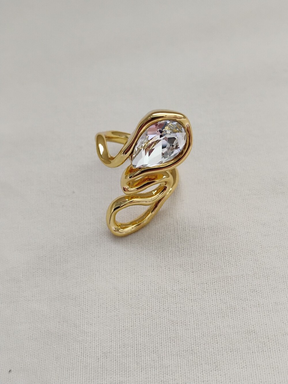 Alexis Bittar Asterales Gold Floating Vine Ring - Picture 6 of 9